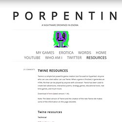 » Twine Resources PORPENTINE