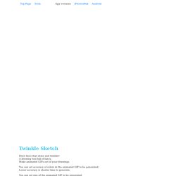 Twinkle Sketch - Free Online Drawing Tool