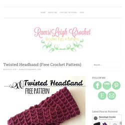 Twisted Headband {Free Crochet Pattern}