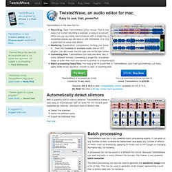 an Audio Editor for Mac