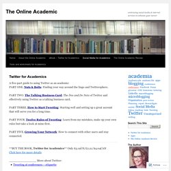 Twitter for Academics