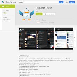 Plume - Android Market