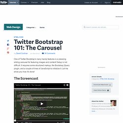 Twitter Bootstrap 101: The Carousel