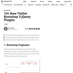 10+ New Twitter Bootstrap 3 jQuery Plugins