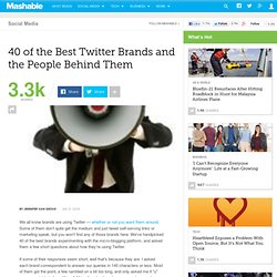 40 of the Best Twitter Brands and the People Behind Them