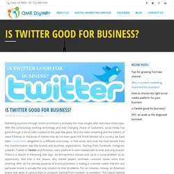 Is Twitter good for business? Social Media Marketing Blog