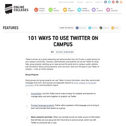 101 Ways to Use Twitter on Campus