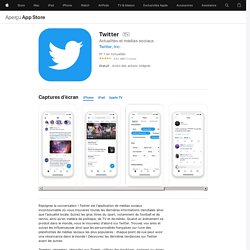 ‎Twitter dans l’App Store