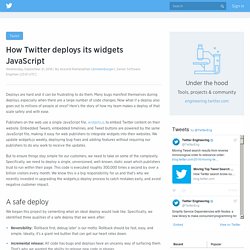 How Twitter deploys its widgets JavaScript