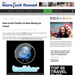 How to Use Twitter to Get Great Deals and Discounts on Travel