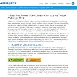 8 Best Twitter Video Downloaders to Save Twitter Videos
