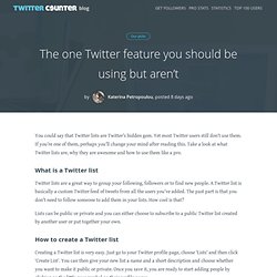 The one Twitter feature you should be using but aren’t