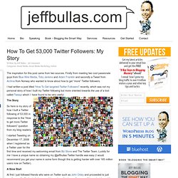 How To Get 53,000 Twitter Followers: My Story