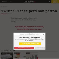 Twitter France perd son patron