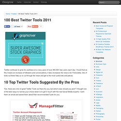 100 Best Twitter Tools 2011
