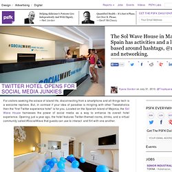 Twitter Hotel Redefines the Social Media Vacation