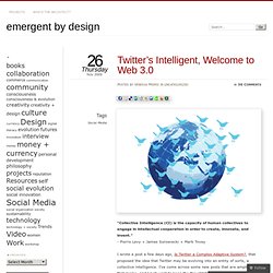 Twitter’s Intelligent, Welcome to Web 3.0