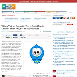 When Twitter Poops On You: 4 Social Media Lessons From AskJPM Snarkpocalypse