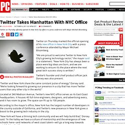 Twitter Takes Manhattan With NYC Office