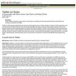 Twitter on Scala