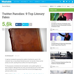 Twitter Parodies: 9 Top Literary Fakes