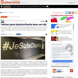 Twitter peint #JeSuisCharlie dans son QG - Numérama