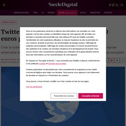 Twitter reçoit une amende de 450 000 euros pour avoir enfreint le RGPD