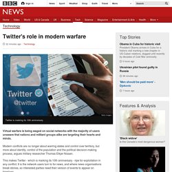 Twitter's role in modern warfare