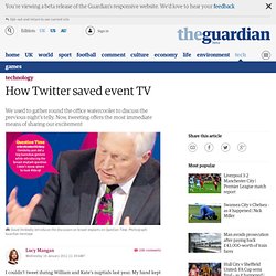 How Twitter saved event TV
