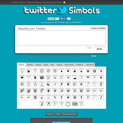 Twitter Simbols