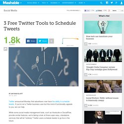 3 Free Twitter Tools to Schedule Tweets
