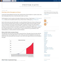 Twitter Facts: First State of the Twitosphere in France