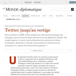 Twitter jusqu’au vertige, par Mona Chollet