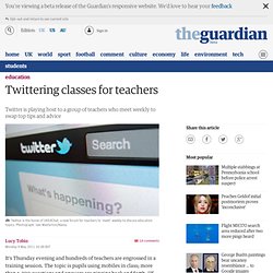 Twittering classes for teachers