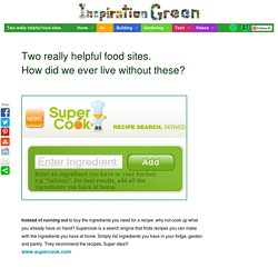 Two really helpful food sites - StumbleUpon