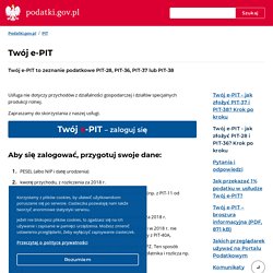 Twój e-PIT - Portal Podatkowy