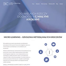 Micro Learning – Tworzenie kursów, szkolenia e-learningowe