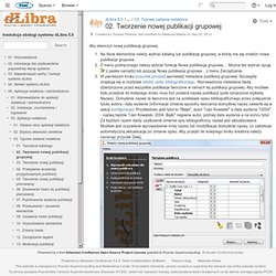 Instrukcja obsługi systemu dLibra 5.0