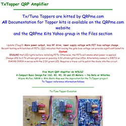 TxTopper Full Gallon QRP Amp by W5USJ