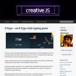 Z-Type – an R-Type style typing game