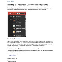 Building a Typeahead Directive with AngularJS