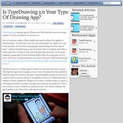 Is TypeDrawing 3.0 Your Type Of Drawing App?
