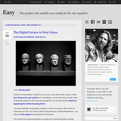 Easy - Typepad - The Digital Curator in Your Future