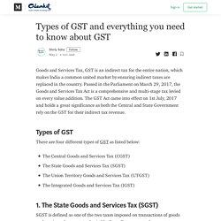 Types of GST and everything you need to know about GST