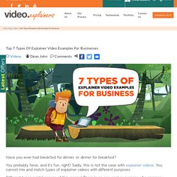 Top 7 Types Of Explainer Video Examples For SEMs