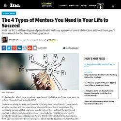 The 4 Types of Mentors You Need in Your Life to Succeed