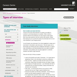 Types of interview