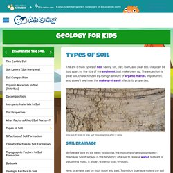 Types of Soil - Examining the Soil / Geology - Geology for Kids