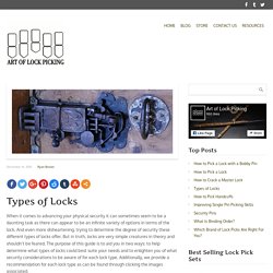 Types of locks - Strengthen your security