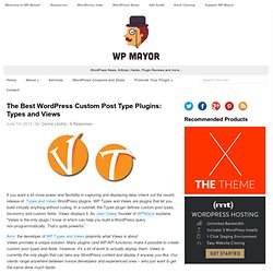 Types and Views WordPress Plugins